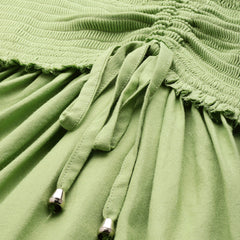 Olive Charm Tiered Dress