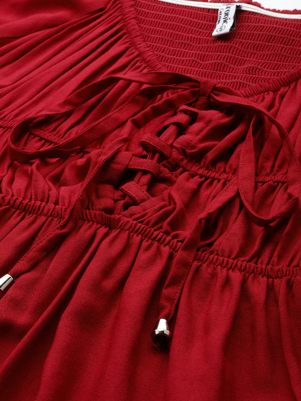 Scarlet Charm Midi