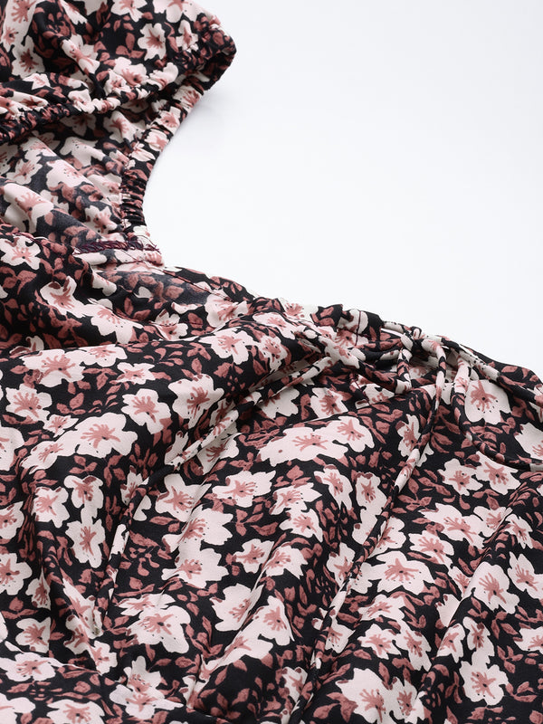 Cherry Blossom Slit Dress