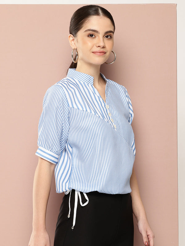 Blue Striped Elegance Shirt