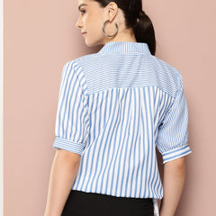 Blue Striped Elegance Shirt