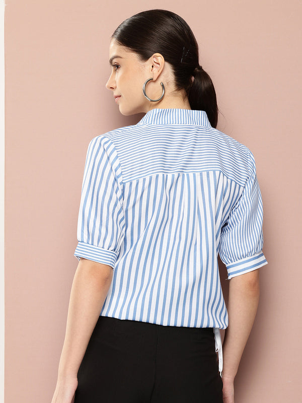 Blue Striped Elegance Shirt