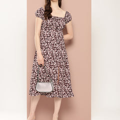 Cherry Blossom Slit Dress