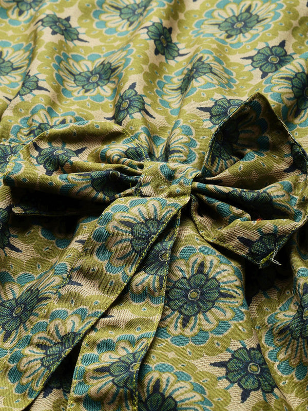 Green Floral Jumpsuit