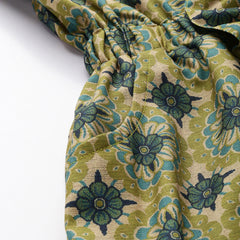 Green Floral Jumpsuit