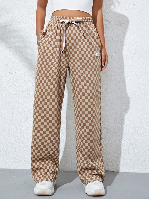 Street Check Joggers