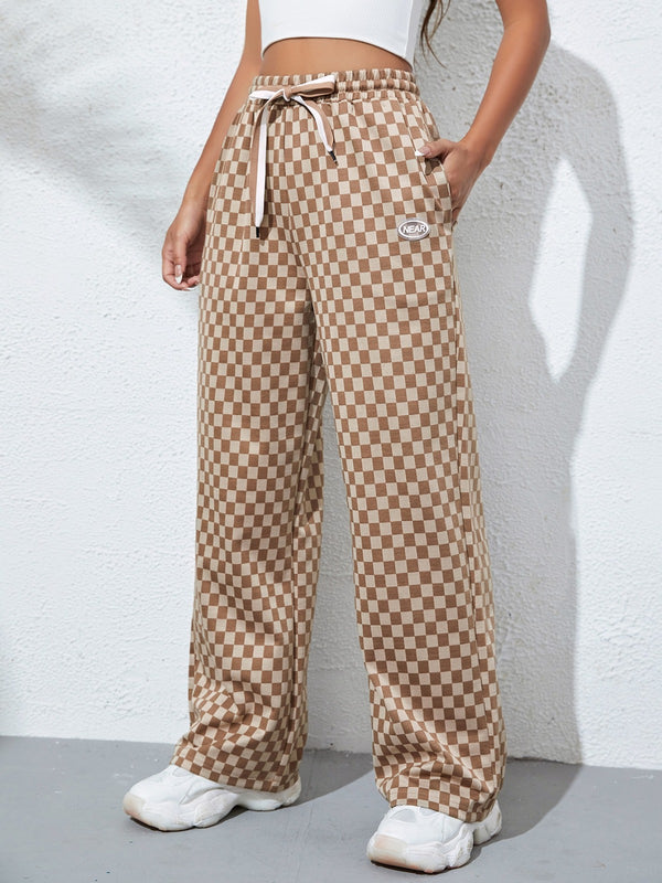 Street Check Joggers