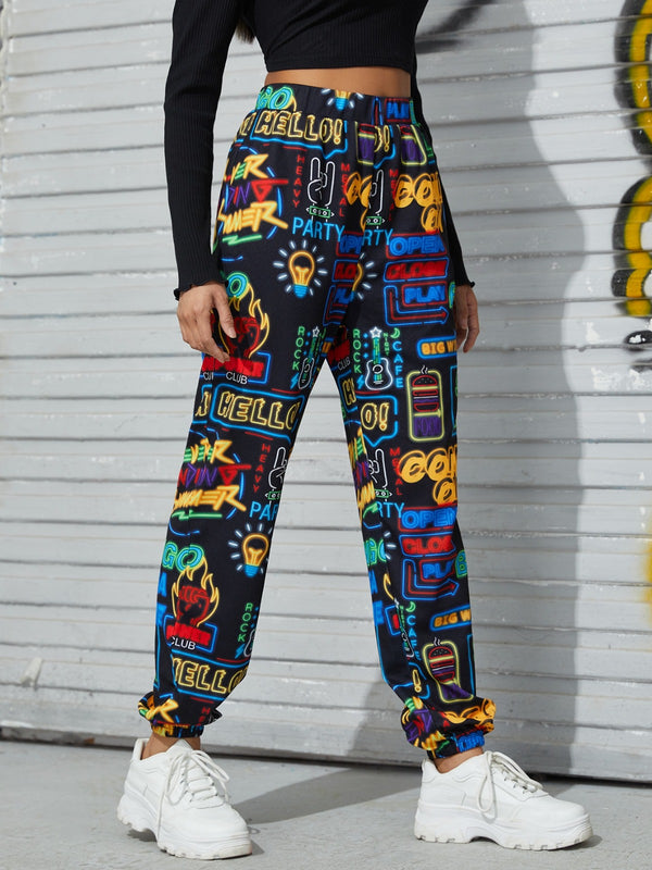 Neon Vibe Joggers