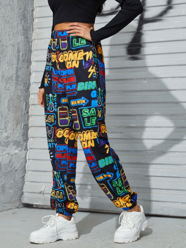 Neon Vibe Joggers