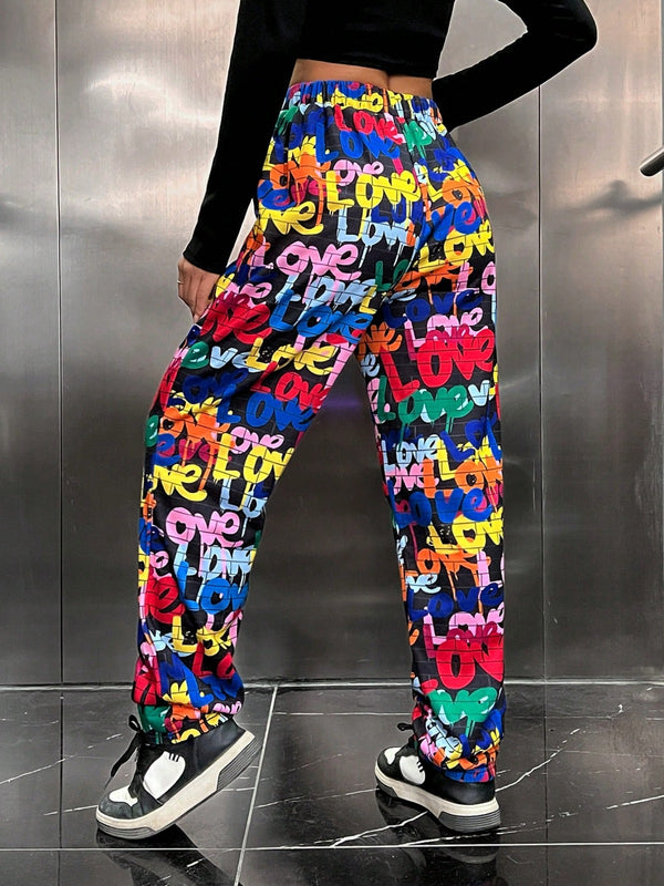 Street Tag Graffiti Joggers