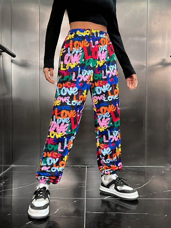 Street Tag Graffiti Joggers