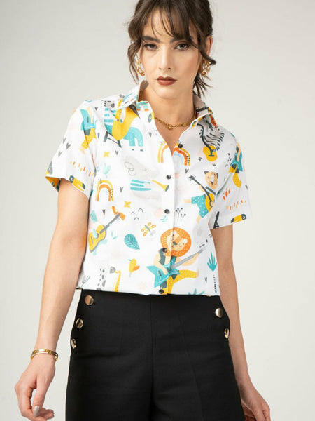 Jam Session Animal Print Shirt